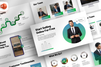 Green Minimalist Business - Presentation Template
